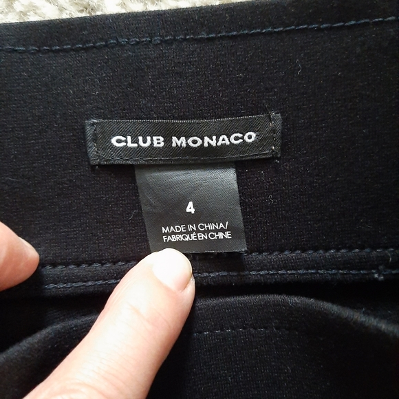 Club Monaco Faux half leather leggings - Picture 2 of 3